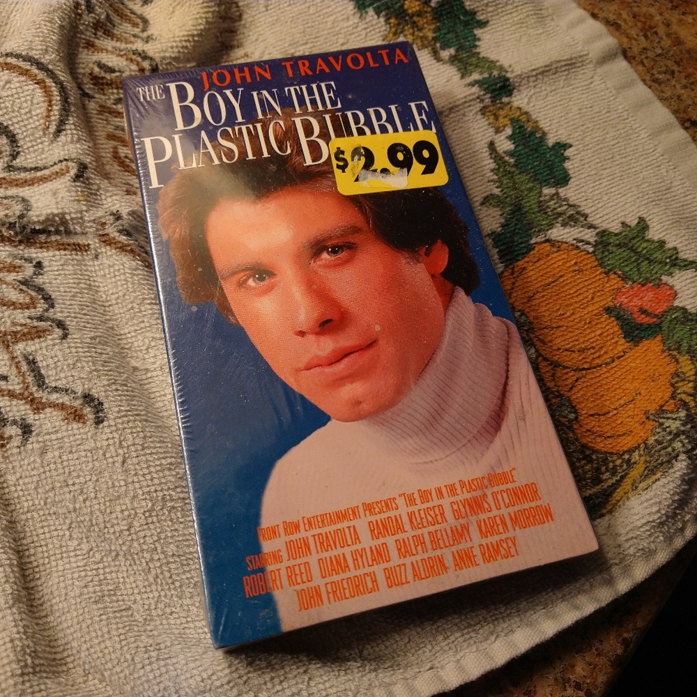 Vintage 1996 The Boy In The Plastic Bubble - John Travolta Sealed VHS Movie Tape